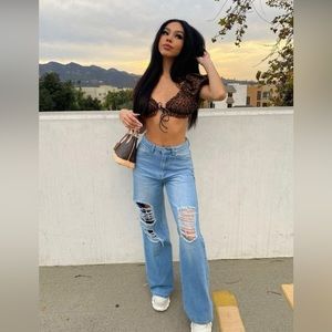 Wide leg baggy jeans 😍